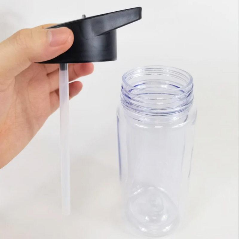 Snowglobe Tumbler para niños | 10 oz |Tapa Negra