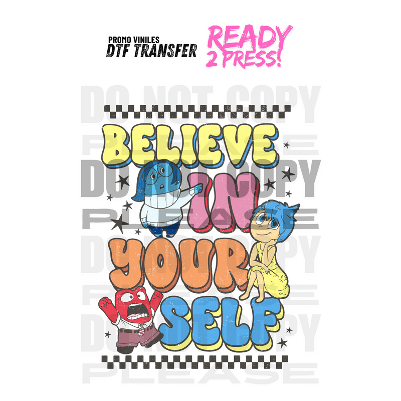 DTF Transfers | Believe in Yourself