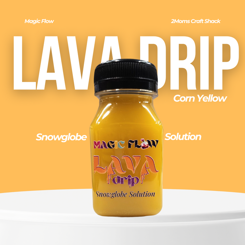 Magic Flow™ Lava Drip + Mineral Oil Kit | Corn Yellow