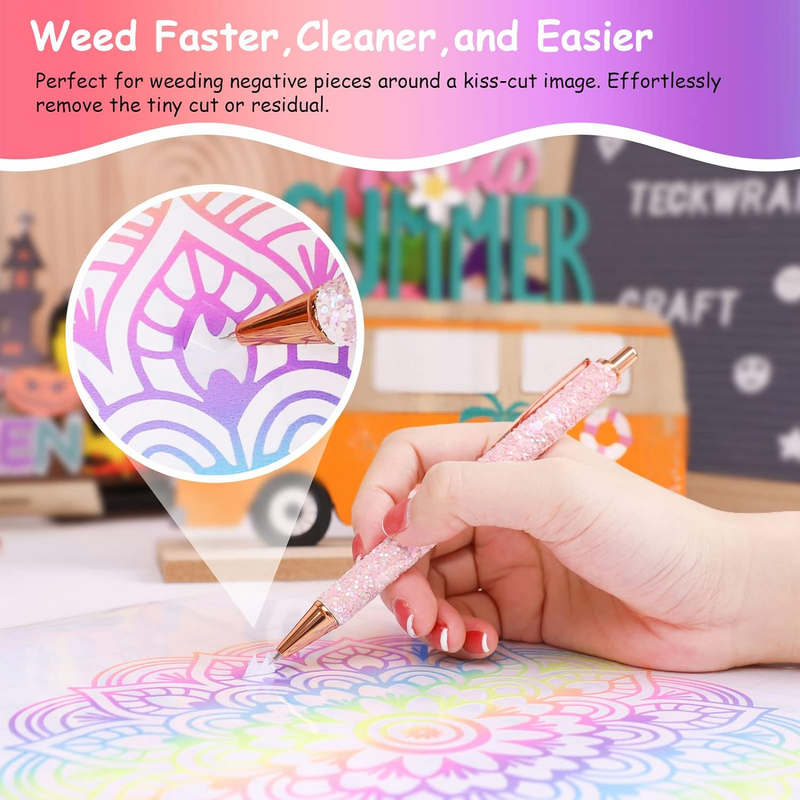Weeding Pen | Shiny Glitter Purple
