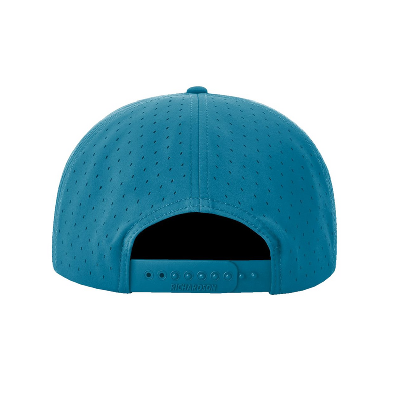 Richardson 169 | Cannon Cap - 7 Panel Performance Hat | Pool Blue