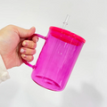 Jelly Mugs Sublimables | Tapa y carrizo de plástico | 17oz