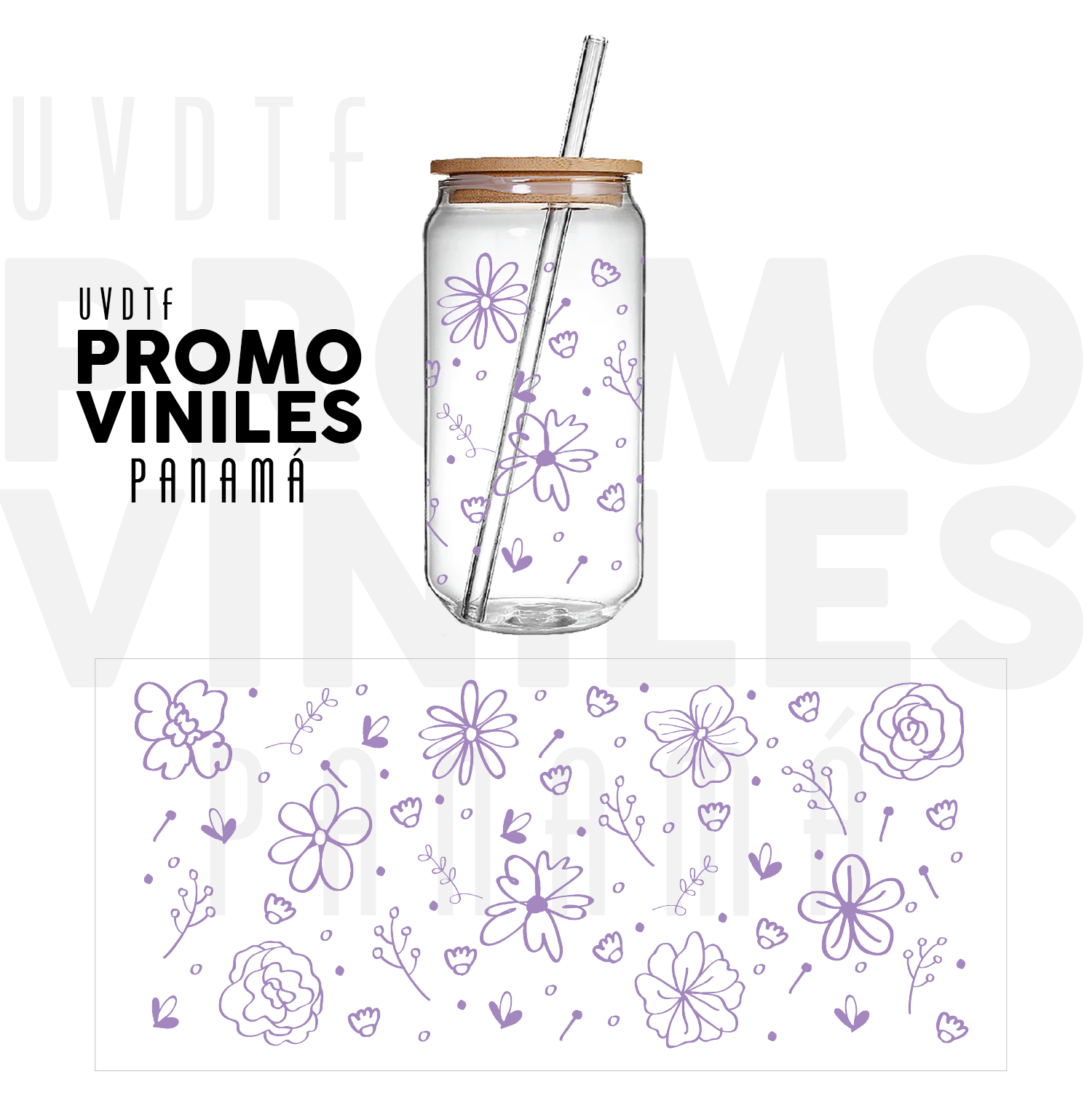 UV DTF Wrap | Lilac Flow