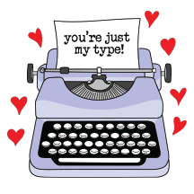 UV DTF Mini Stickers | Bookish Valentine 4