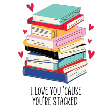 UV DTF Mini Stickers | Bookish Valentine 12