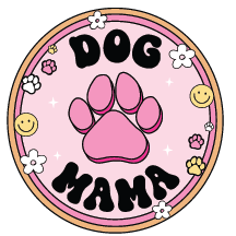 UV DTF Mini Stickers | Dog Mama | 3"