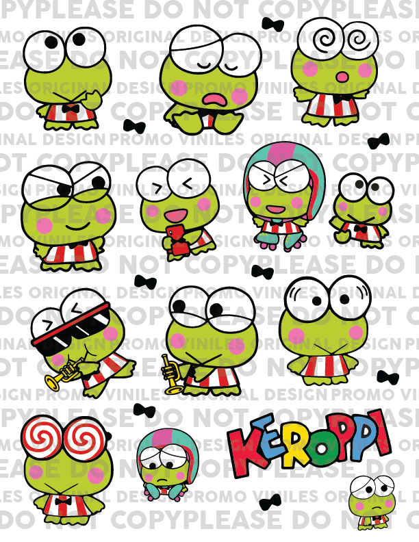 UV DTF 3D Sticker Sheets | Kero | 8.5x11