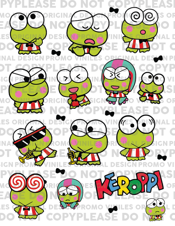 UV DTF 3D Sticker Sheets | Kero | 8.5x11