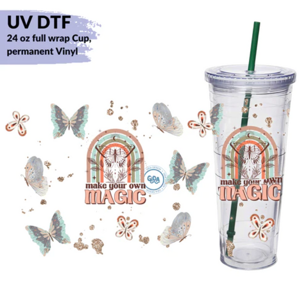 UV DTF Wrap | Make your own Magic | 24 oz