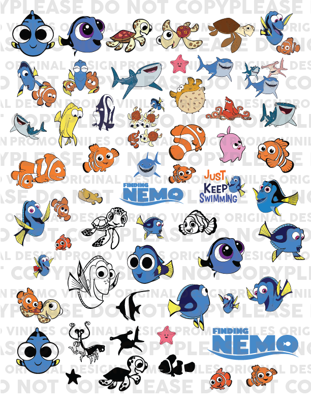 UV DTF 3D Sticker Sheets | Finding Him | 8.5x11