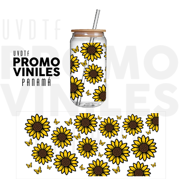 UV DTF Wrap | Sunflowers