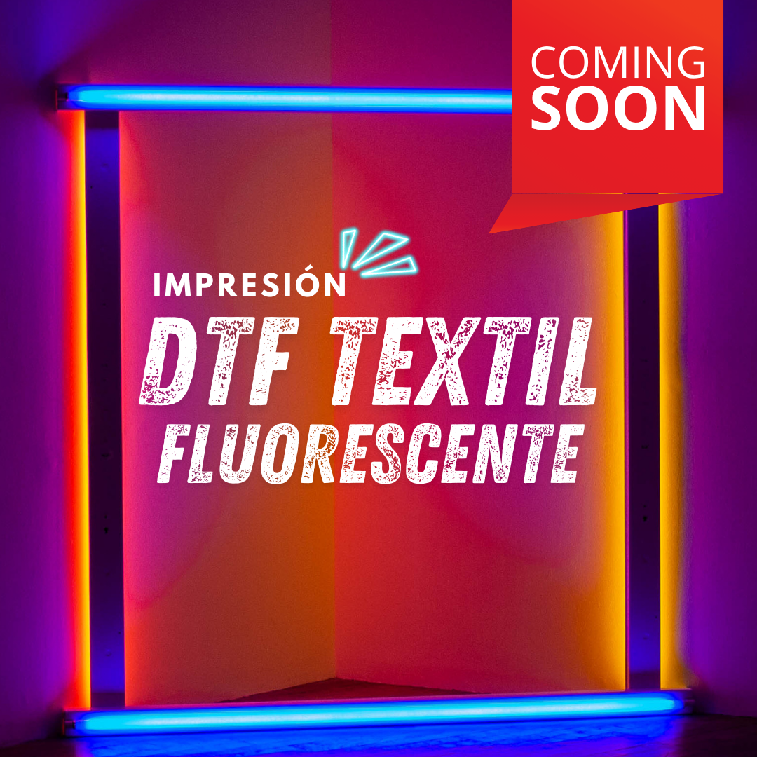 Impresión DTF CMYK + Fluorescente