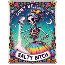 UV DTF Mini Stickers | Salty B | 3"