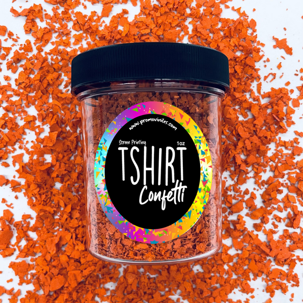 Screen Print Confetti | Orange