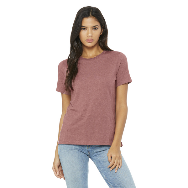 Bella Canvas 6400CVC | Women Relaxed Fit | Heather Mauve