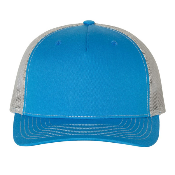 Richardson 112FP | Five Panel Trucker | Cobalt Blue/ Grey