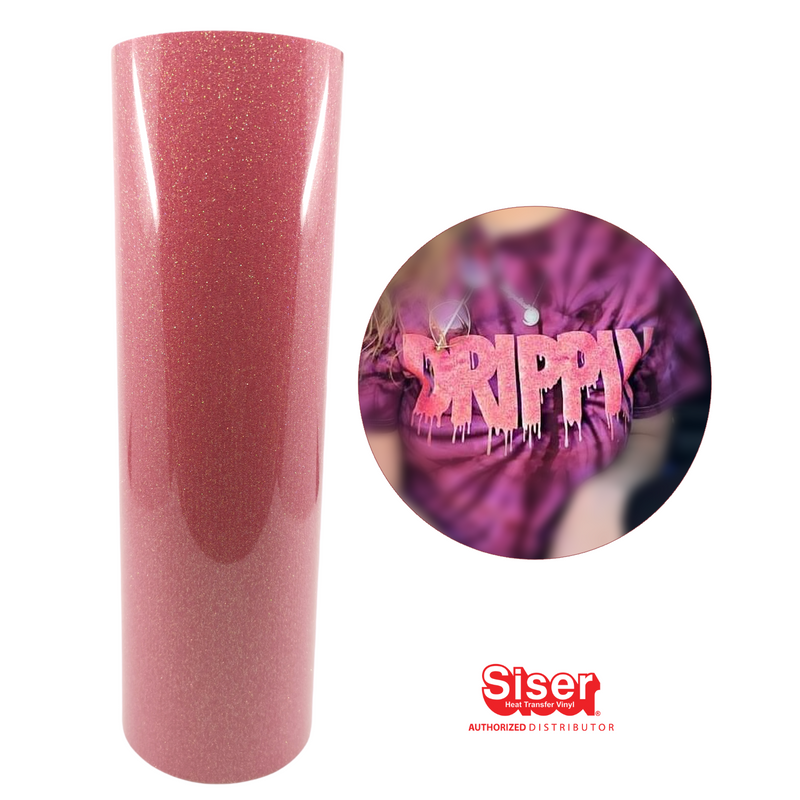 Siser Glitter® Vinil Textil Térmico | Coral Arcoiris | Rainbow Coral