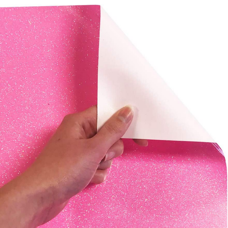 Siser Glitter® Vinil Textil Térmico | Rosado Neón | Neon Pink