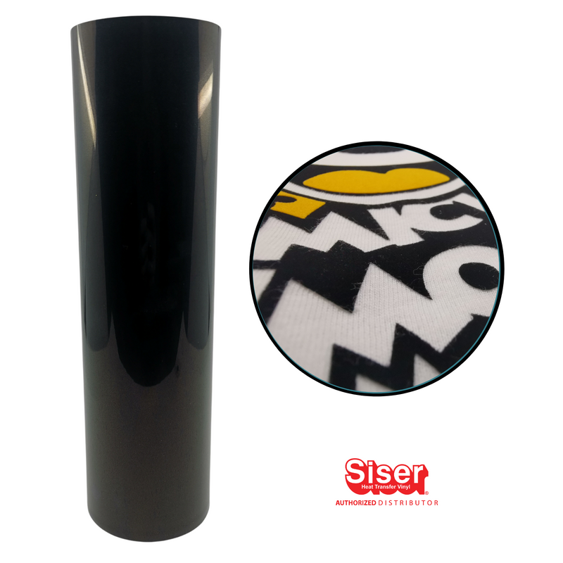Siser StripFlock Pro® Vinil Textil Térmico | Negro | Black | Ancho 12"