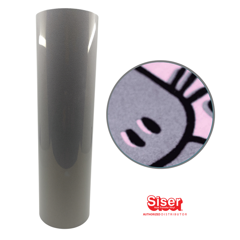 Siser StripFlock Pro® Vinil Textil Térmico | Gris | Grey | Ancho 12"
