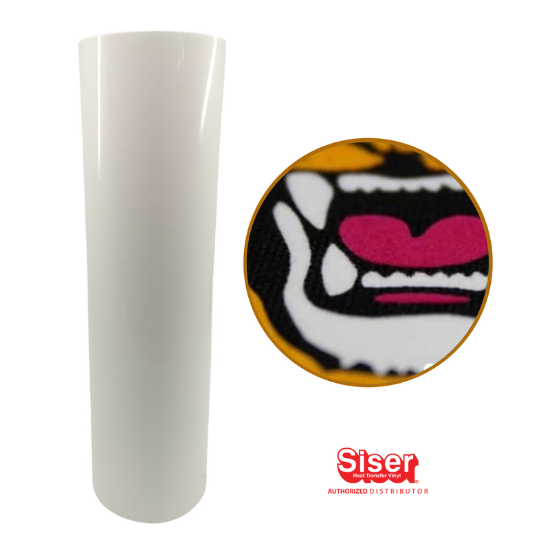 Siser StripFlock Pro® Vinil Textil Térmico | Blanco | White | Ancho 12"