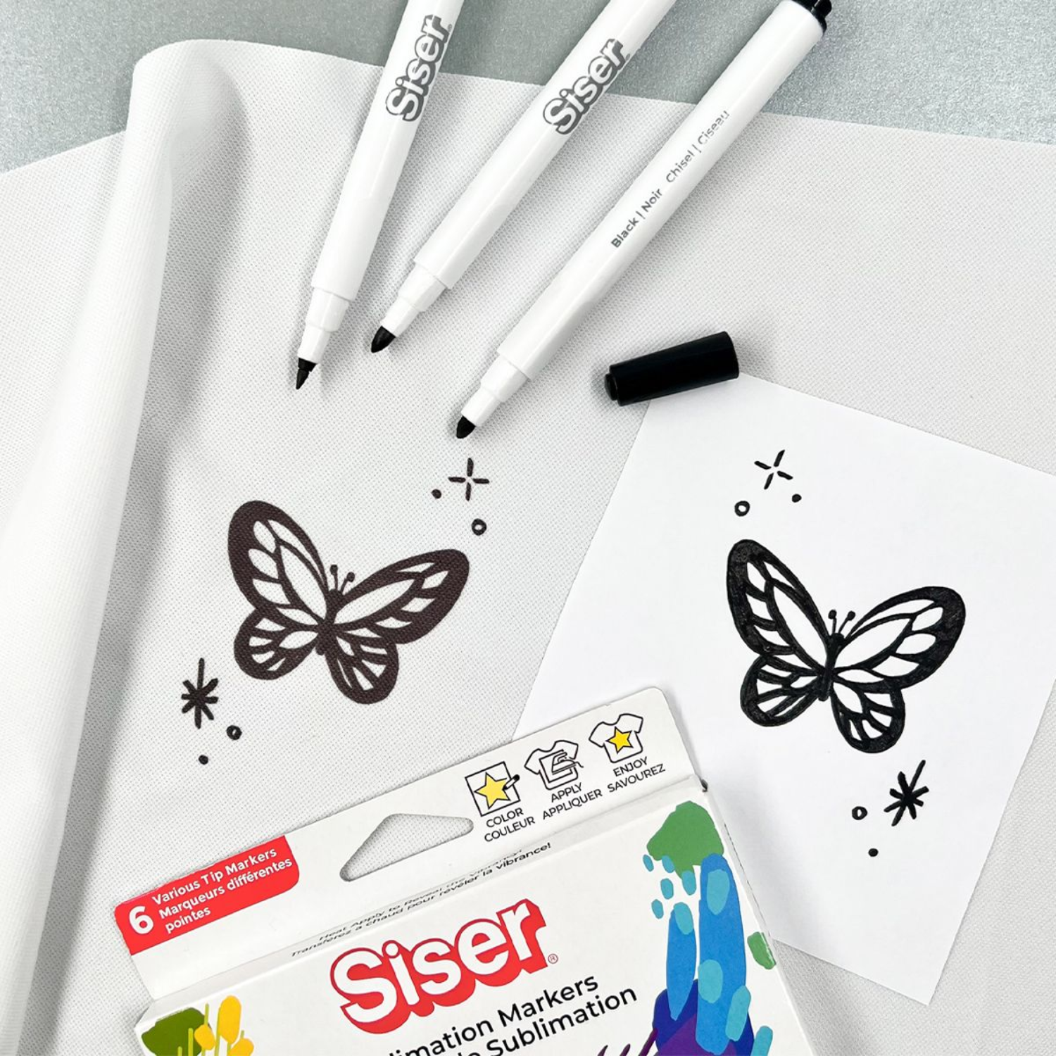 Siser® Marcadores de Sublimación | Black Pack