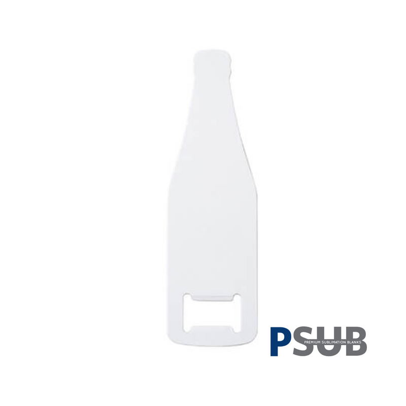 Abre botella | Acero Inoxidable | Forma de Botella | Blanco