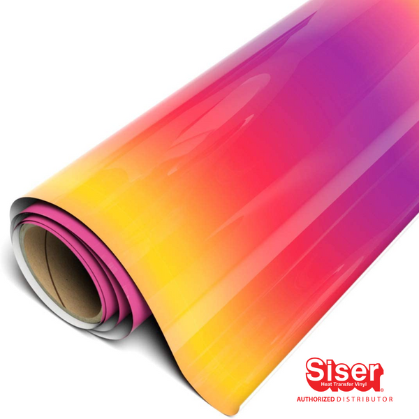 Siser EasyPatterns® Plus Vinil Textil Térmico | Sunset Gradient | Ancho 12"