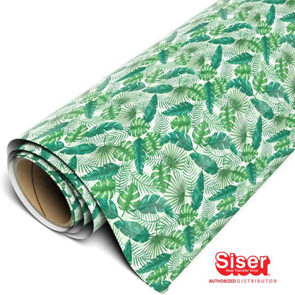 Siser EasyPatterns® Plus Vinil Textil Térmico | Tropical Leaves | Ancho 12"