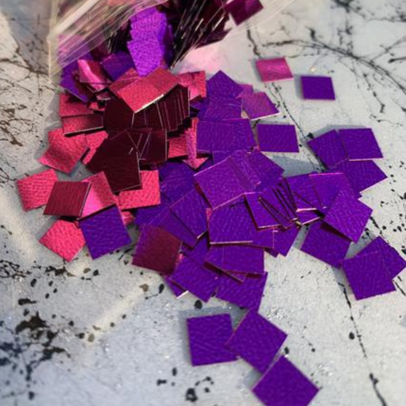 XLarge Square Glit | Royal Purple