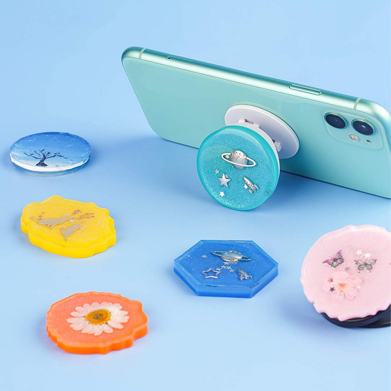 Pop Sockets | Base de Moldes | Blanco