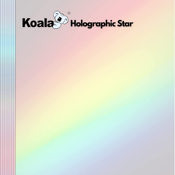 Koala | Laminado Holographic Rainbow | NO ES PARA IMPRIMIR