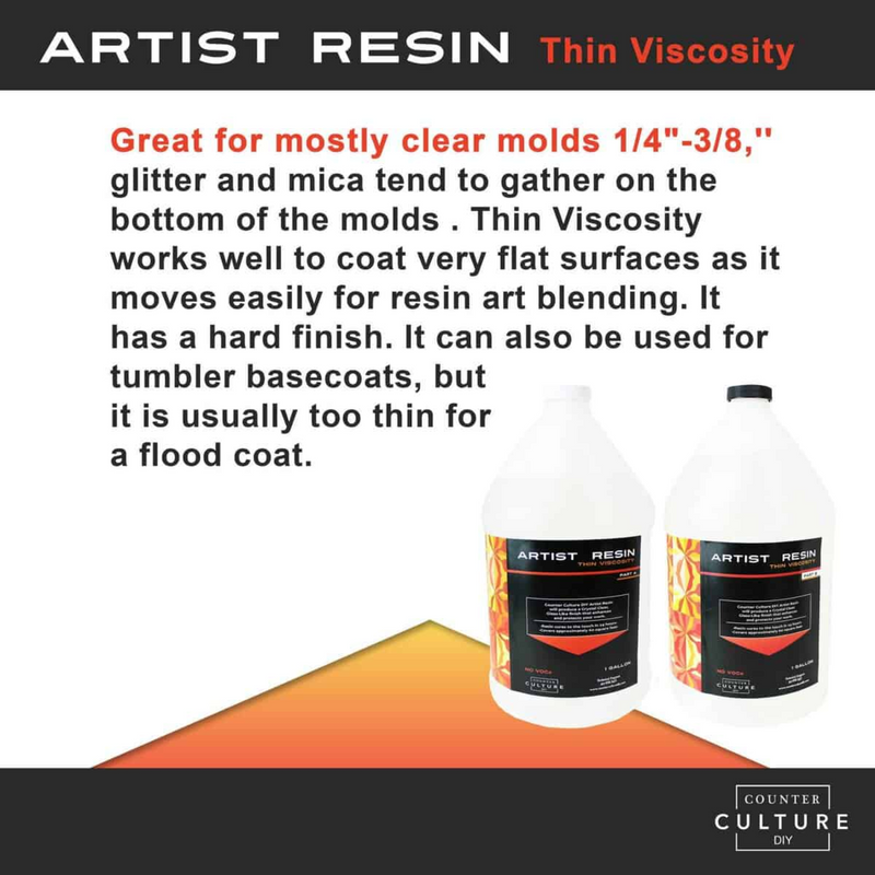 Resina | Artist Resin | Thin Viscosity | Kit de 32oz