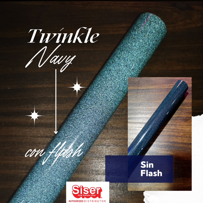 Siser Twinkle™ Vinil Textil Térmico | Navy 20"
