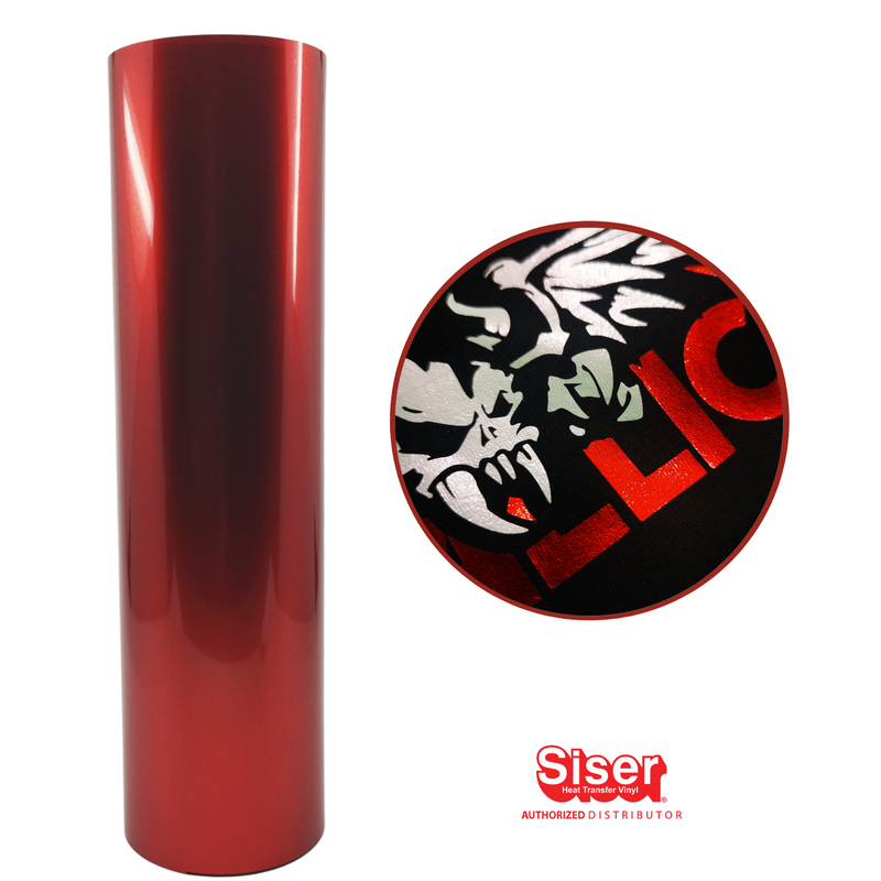 Siser EasyWeed® Electric Vinil Textil Térmico | Rojo | Red | Ancho 12"