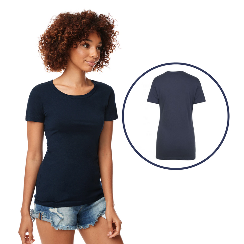 Next Level 1510 Ideal T | Cuello Redondo | Navy