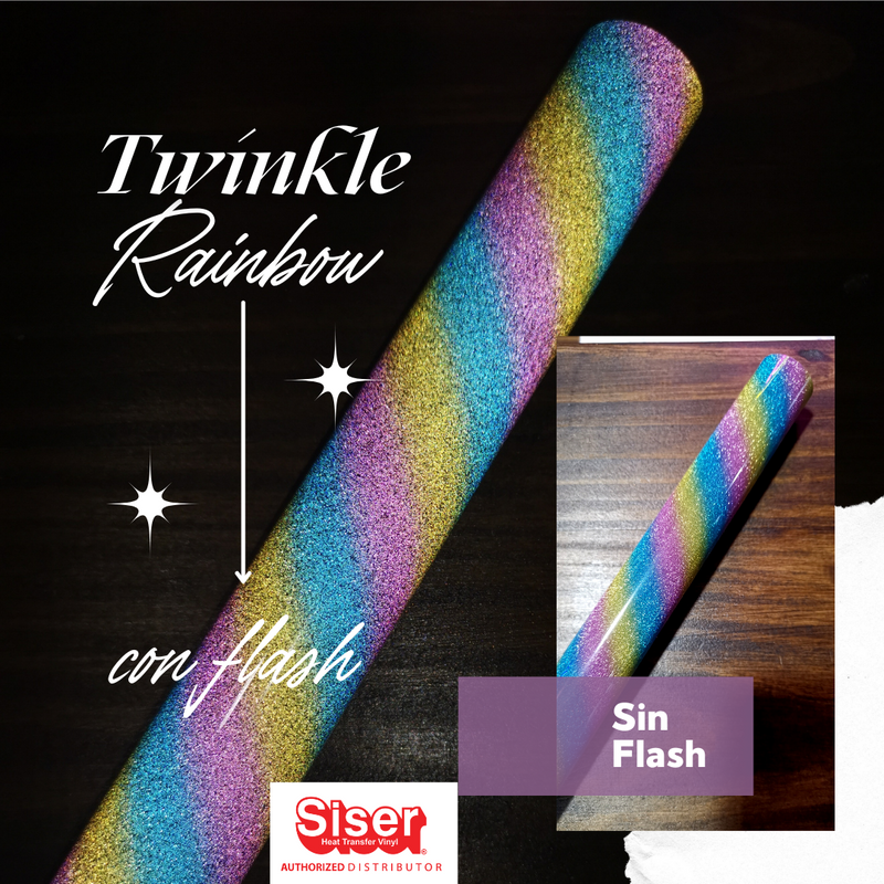 Siser Twinkle™ Vinil Textil Térmico | Rainbow 20"