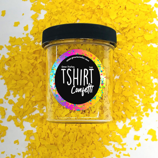 Screen Print Confetti | Yellow