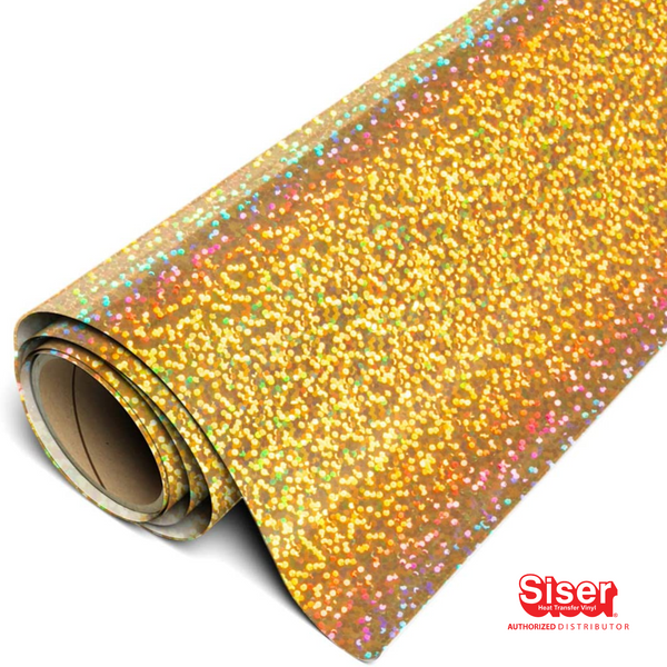 Siser Holographic® Vinil Textil Térmico | Dorado | Gold