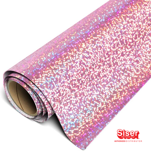 Siser Holographic® Vinil Textil Térmico | Rosado | Pink
