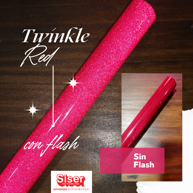 Siser Twinkle™ Vinil Textil Térmico | Red 12"