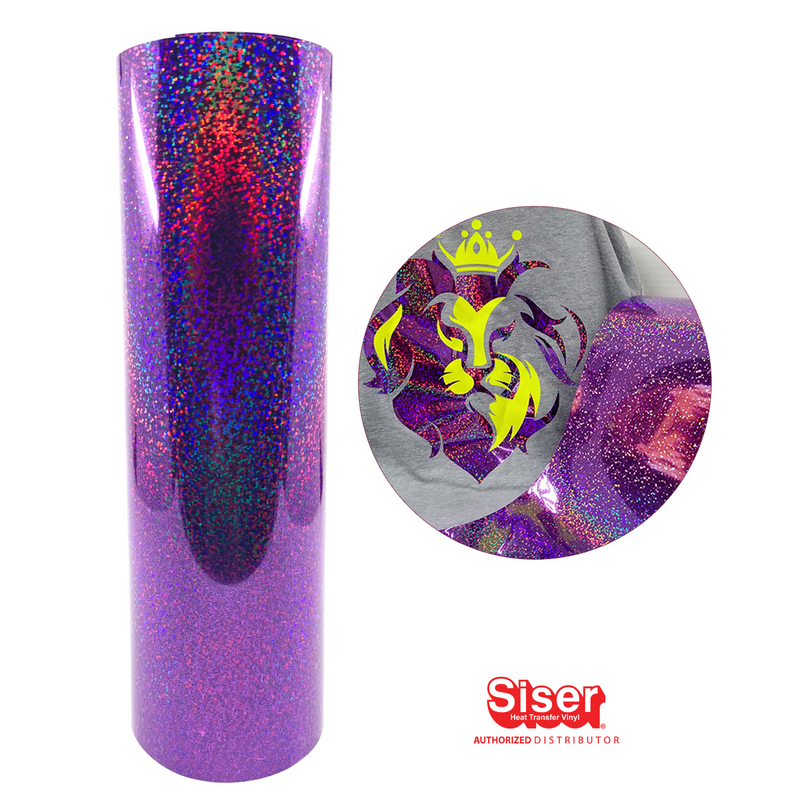 Siser Holographic® Vinil Textil Térmico | Morado | Purple