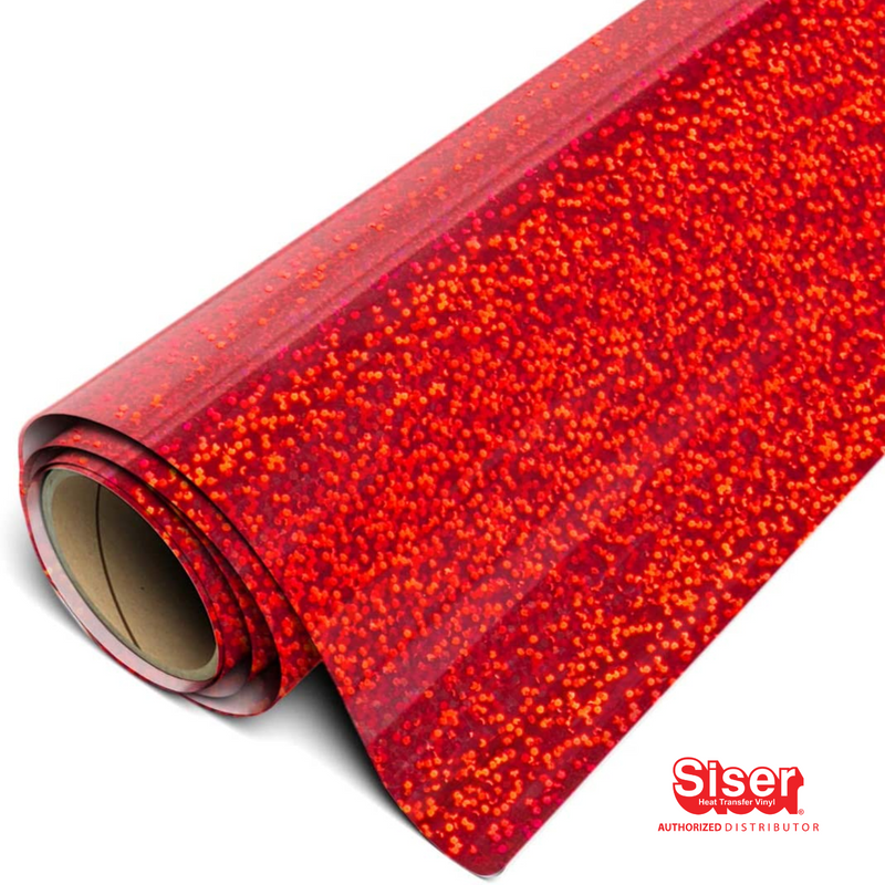 Siser Holographic® Vinil Textil Térmico | Rojo | Red