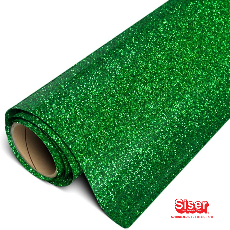 Siser Glitter® Vinil Textil Térmico | Verde | Kelly Green