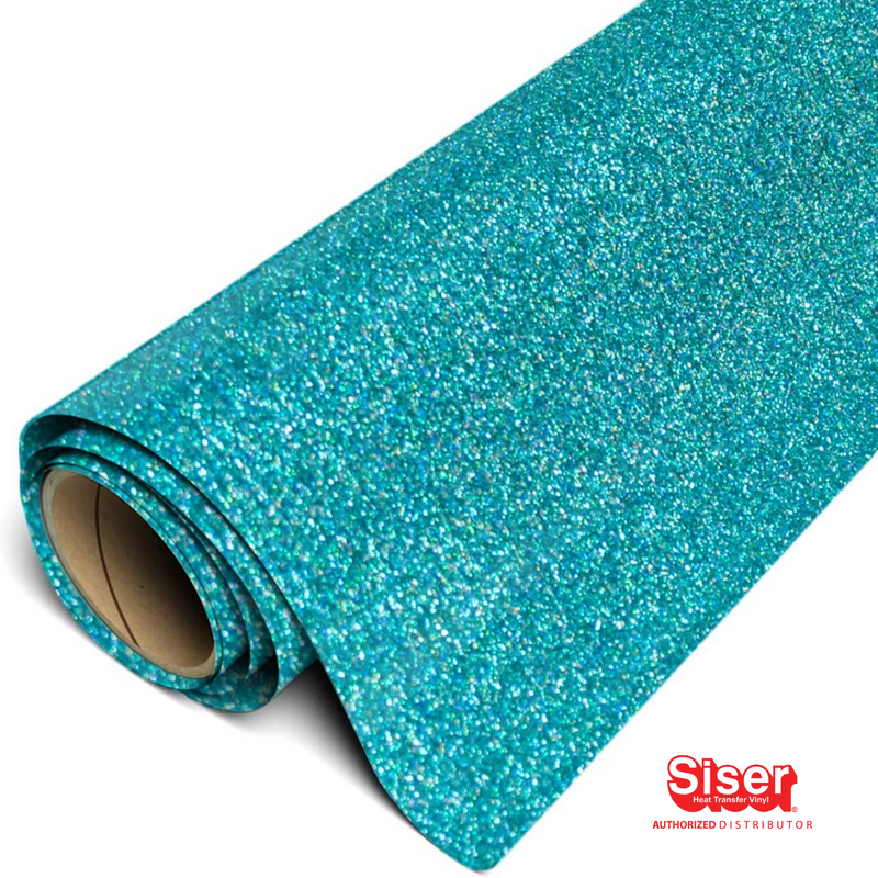 Siser Glitter® Vinil Textil Térmico | Turquesa | Beach Blue