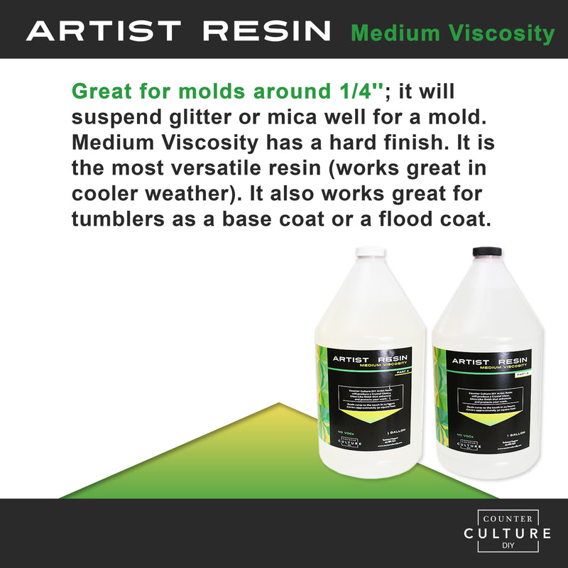 Resina | Artist Resin | Medium Viscosity | Kit de 32oz
