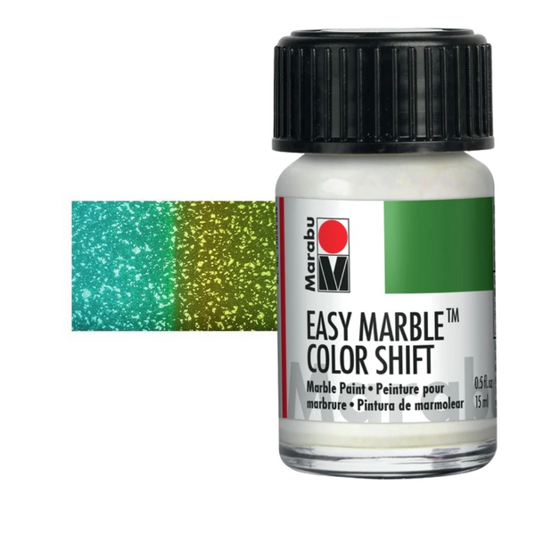Easy Marble Paints | 516 Glitter Blue-Green-Gold