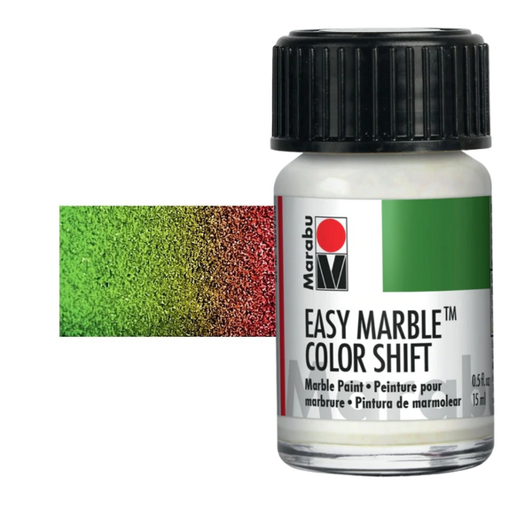 Easy Marble Paints | 517 Glitter Green-Red-Gold