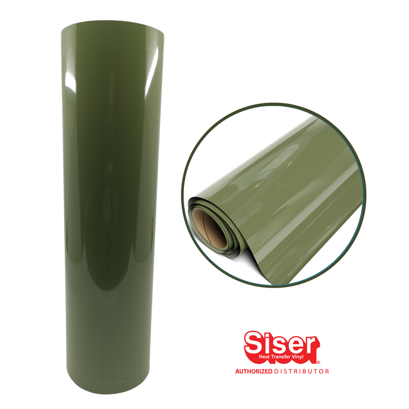 Siser EasyWeed Vinil Textil Térmico | Green Olive | Ancho 12"