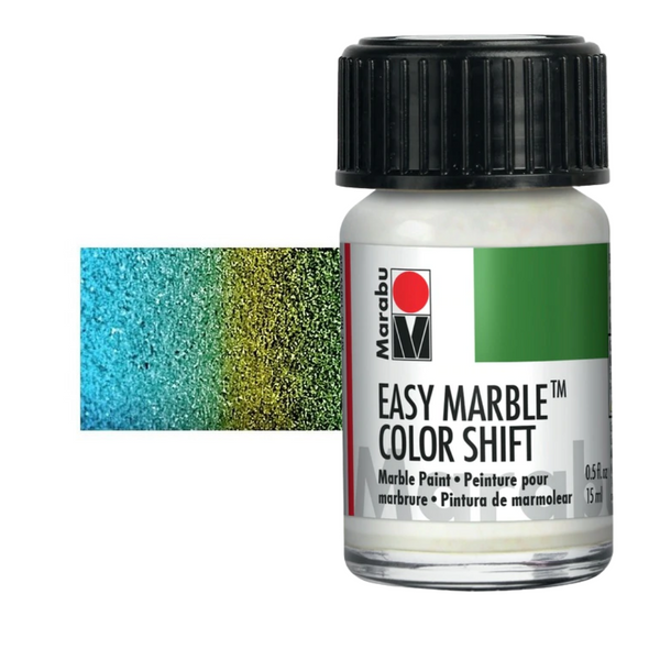 Easy Marble Paints | 728 Metallic Blue-Gold-Green
